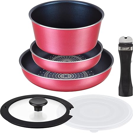 BLKP】 パール金属 フライパン 鍋 9点 セット IH対応 ブルー